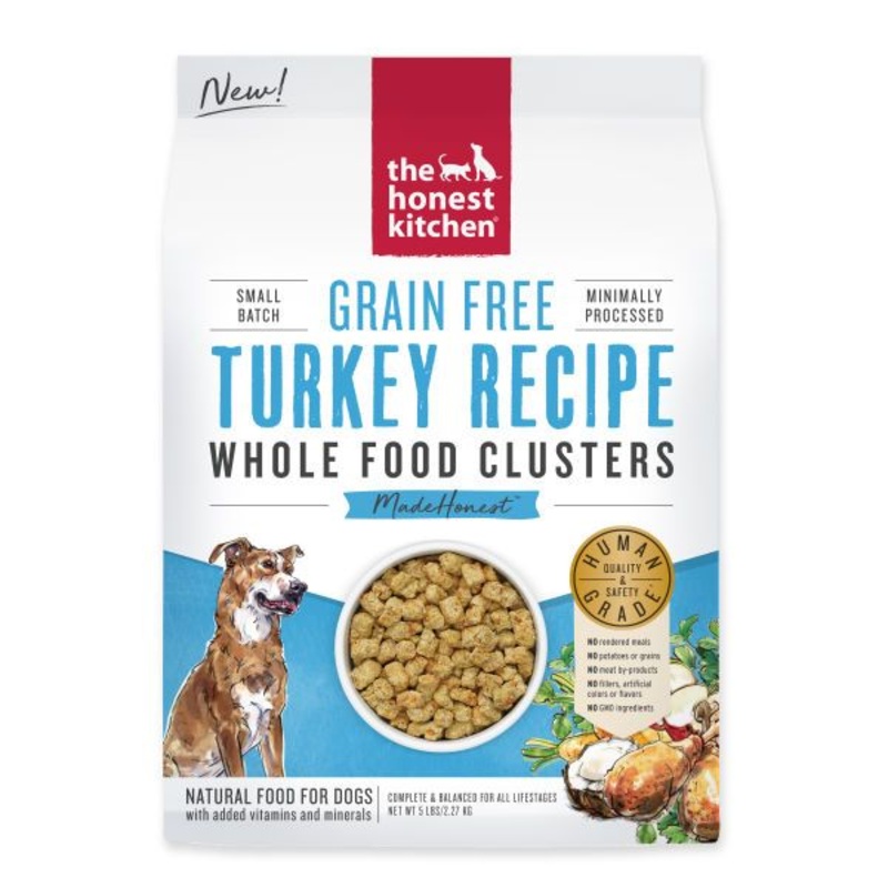 Honest Kitchen Whole Food Clusters Grain Free Turkey 5lb