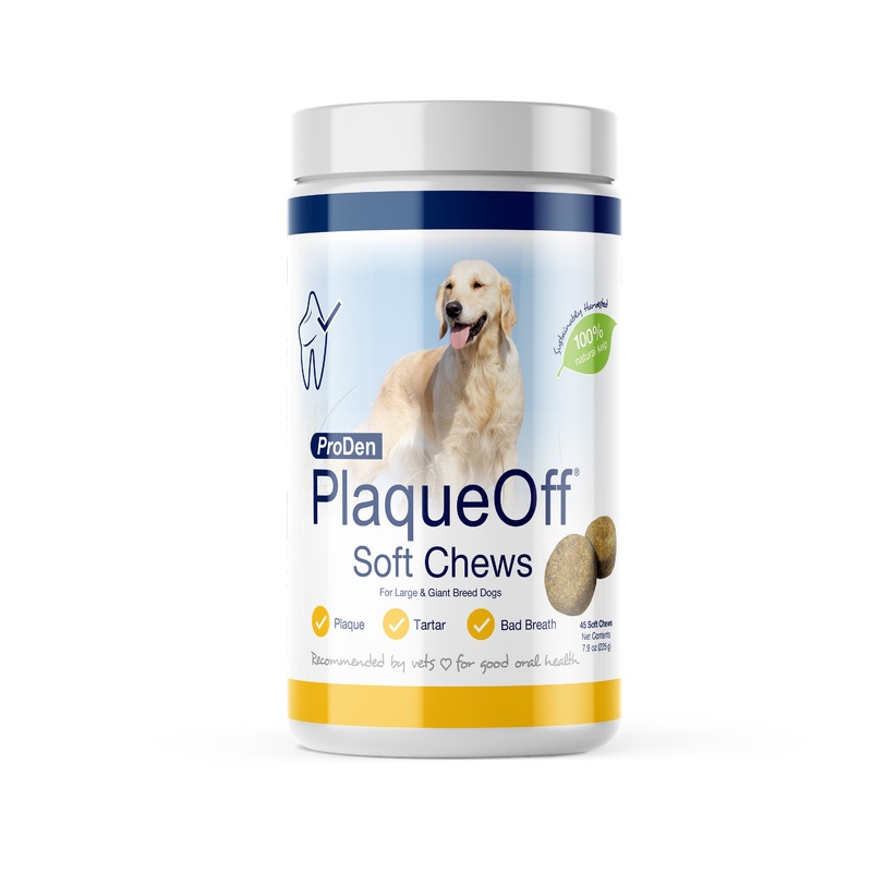 ProDen PlaqueOff Soft Chews For Large and Giant Breed Dogs Large & Giant Breeds
