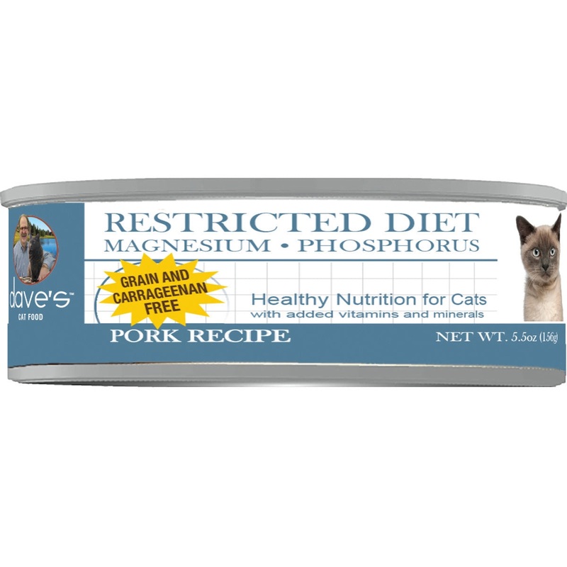 Daves 5.5 oz Restricted Diet Magnesium Chicken Pate Recipe Gravy for Cat