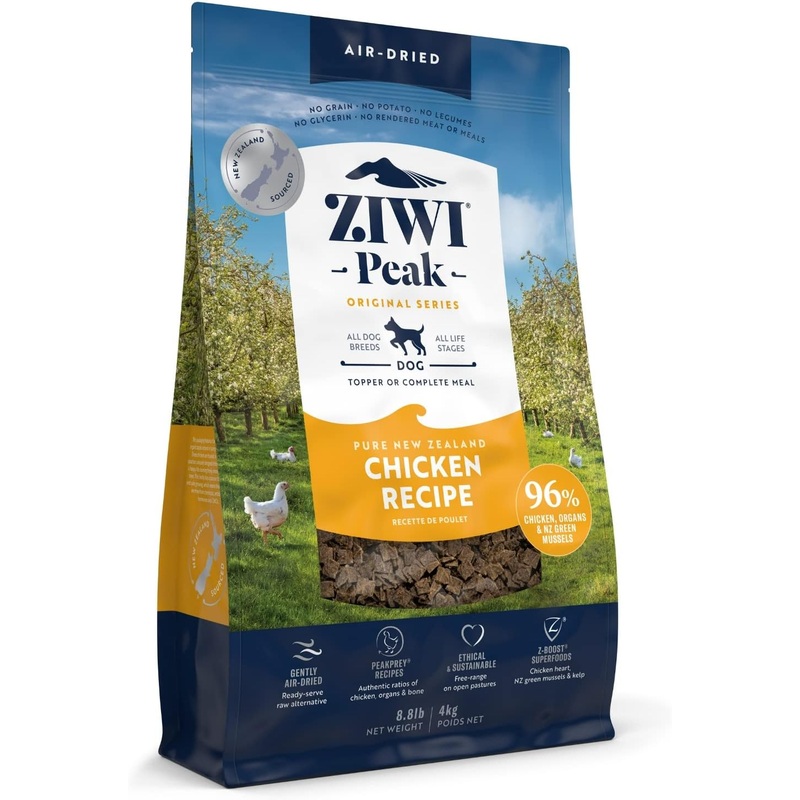 ZIWI Peak Air-Dried Dog Food, Chicken, 8.8 lbs