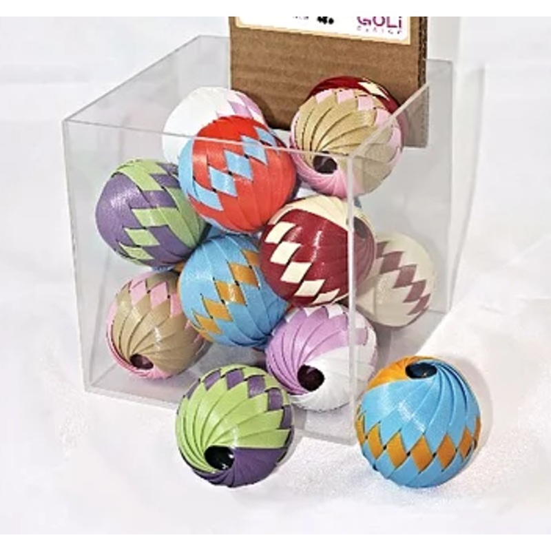Goli Roli Treat Ball Cat Toy Purple/Green