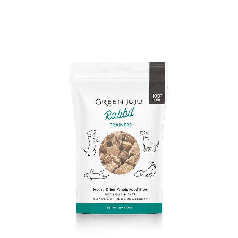 Green Juju Freeze Dried 100% Rabbit Trainers Dog Treat