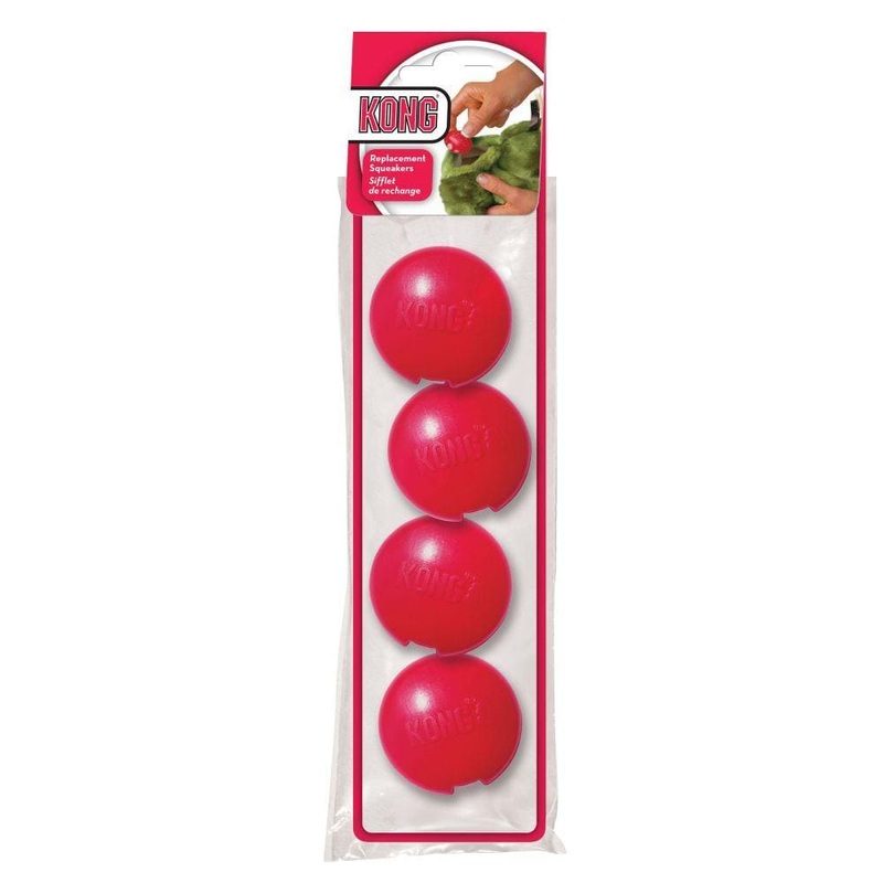 KONG Squeaker Refills for Dog Toy large – 4 count