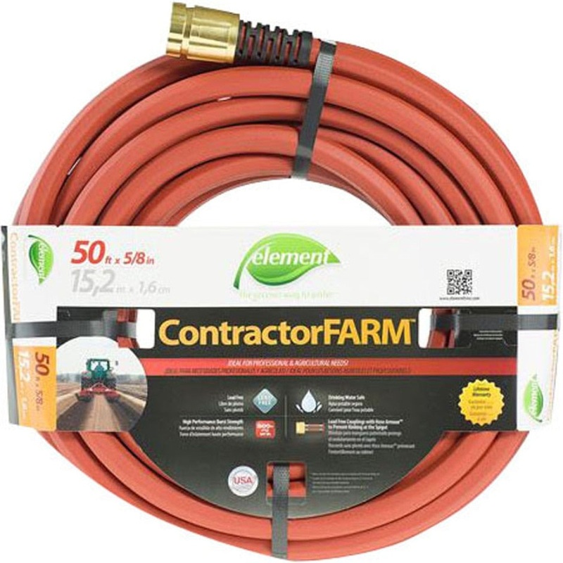 SWAN ELEMENT CONTRACTOR FARM HOSE 5/8 IN X 50 FT RED