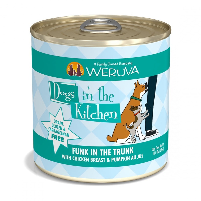 Dogs in the Kitchen Funk in the Trunk Grain-Free Chicken and Pumpkin Canned Dog Food 10 oz, case of 12