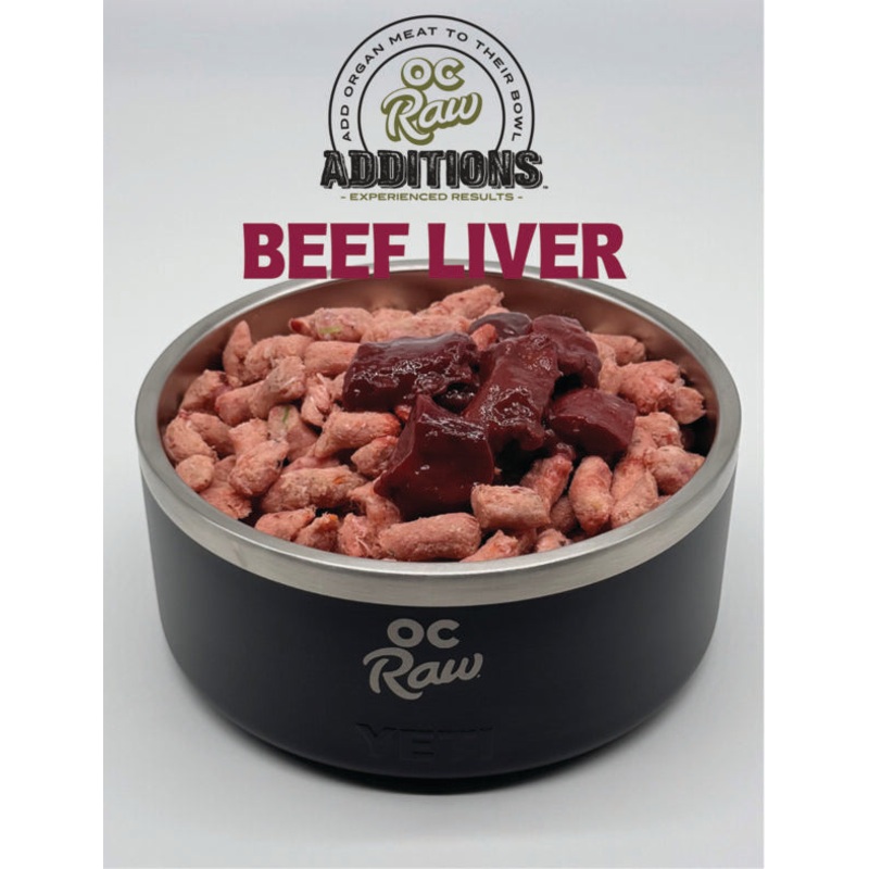 OC Raw Frozen Diced Beef Liver Additions
