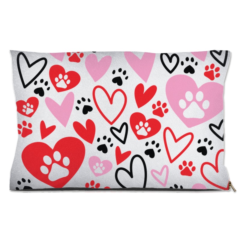 Paw Heart Dog Beds Water Resistant 18×28 inch