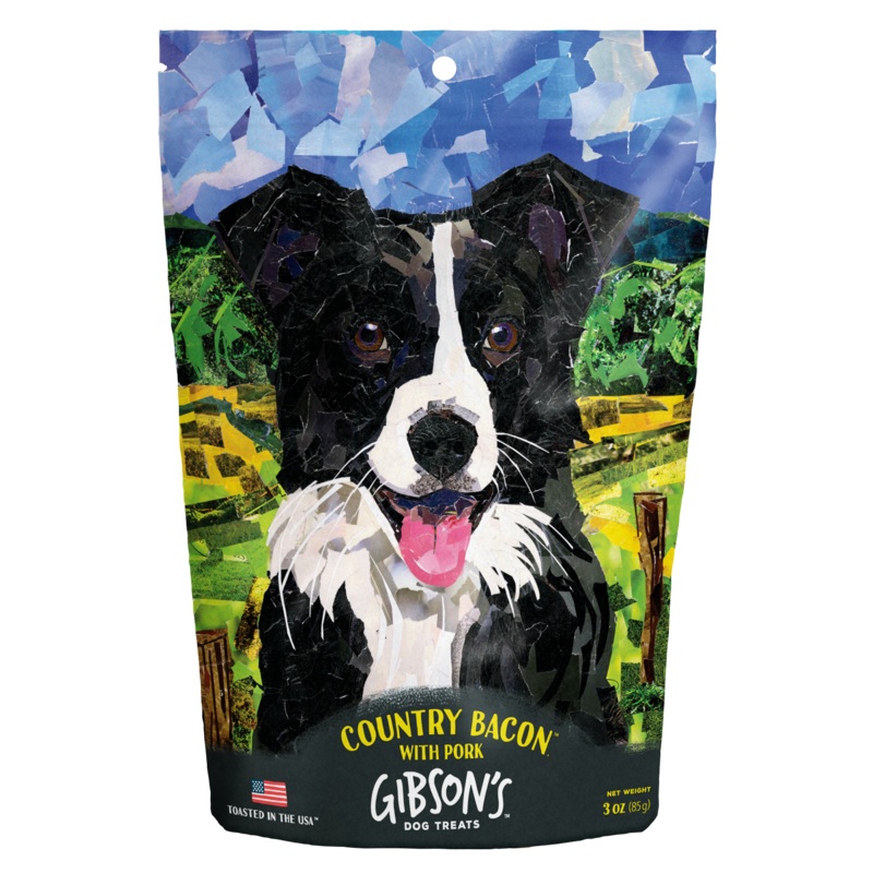 Wild Meadow Farms Gibson’s Country Bacon with Pork Jerky Dog Treats – 3oz.