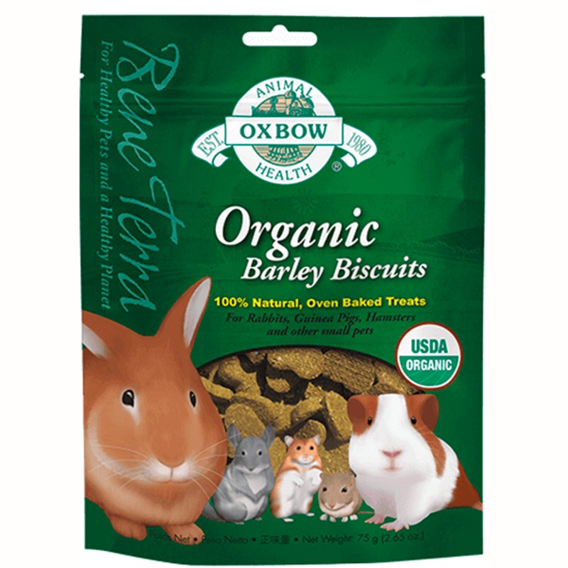 Benna Terra Organic Barley Biscuits Small Animal Treat 2.6oz