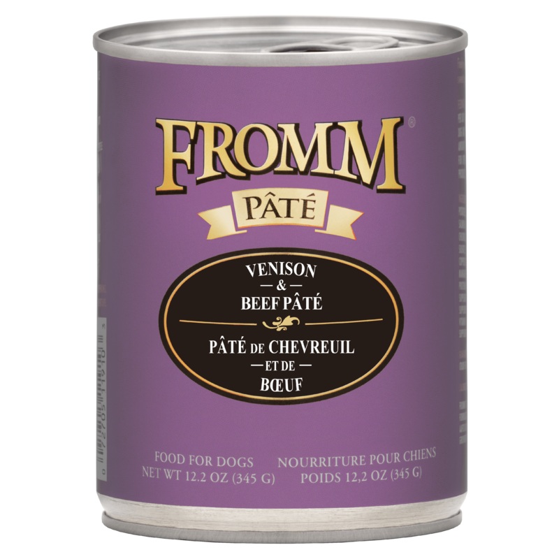 Fromm Venison & Beef Pt Food for Dogs 12.2 oz