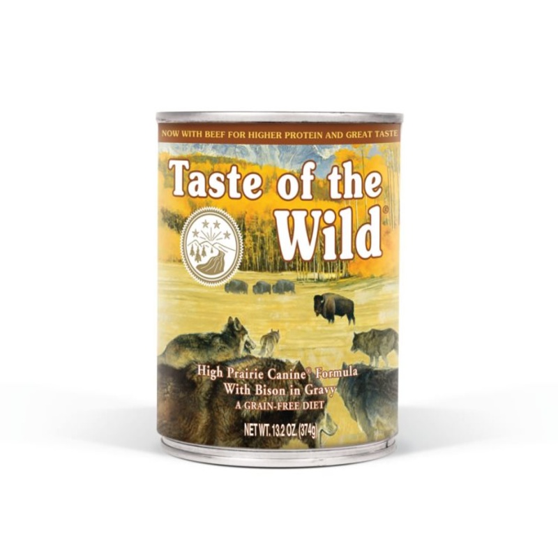 Taste of the Wild High Prairie Canine Wet Formula Single (13oz)