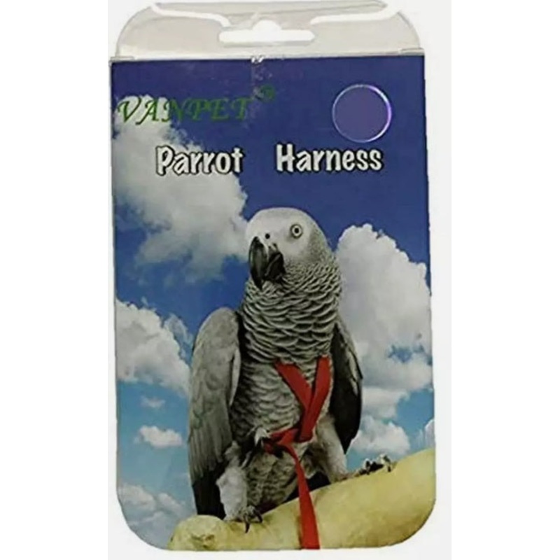 VANPET BIRD HARNESS PARROT SMALL – 190-420G