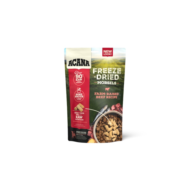 ACANA Freeze-Dried Food Morsels Ranch Raised Beef Recipe 8OZ 8 OZ