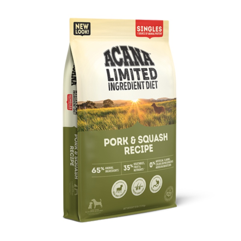 ACANA Pork & Squash Recipe Dry Dog Food 4.5 Lb
