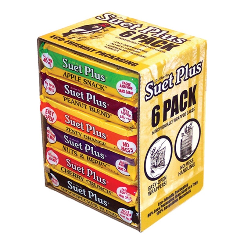 SUET PLUS VARIETY SUET CAKES 6 PACK 0.382 lbs