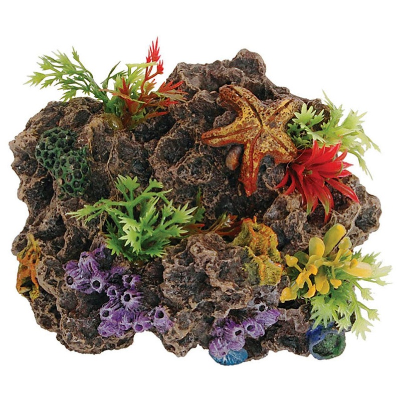 AquaSpectra Sucker Mounted Reef 11.5 x 7.5 x 11cm