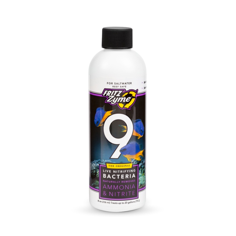 FritzZyme 9 Saltwater Nitrifying Bacteria 8 oz.