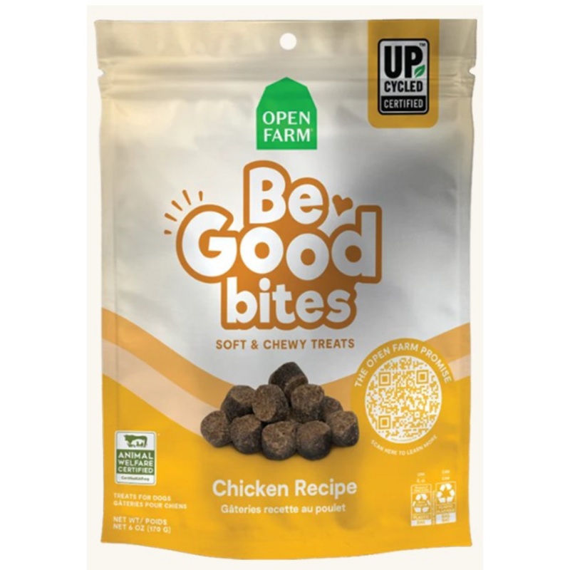 Open Farm Be Good Bites Chicken Recipe Soft & Chewy Treats