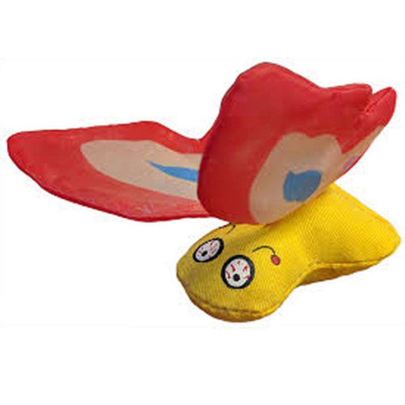 Yeowww! Butterfly Catnip Cat Toy Red