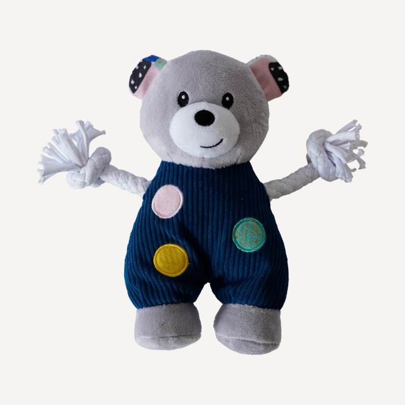 Dan & Sam Jinx the Patchwork Knot Bear 20cm