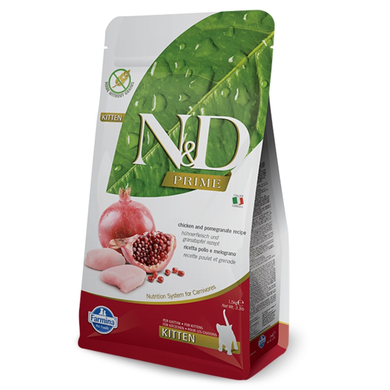 Farmina N&D Prime Formula Chicken & Pomegranate Kitten Food