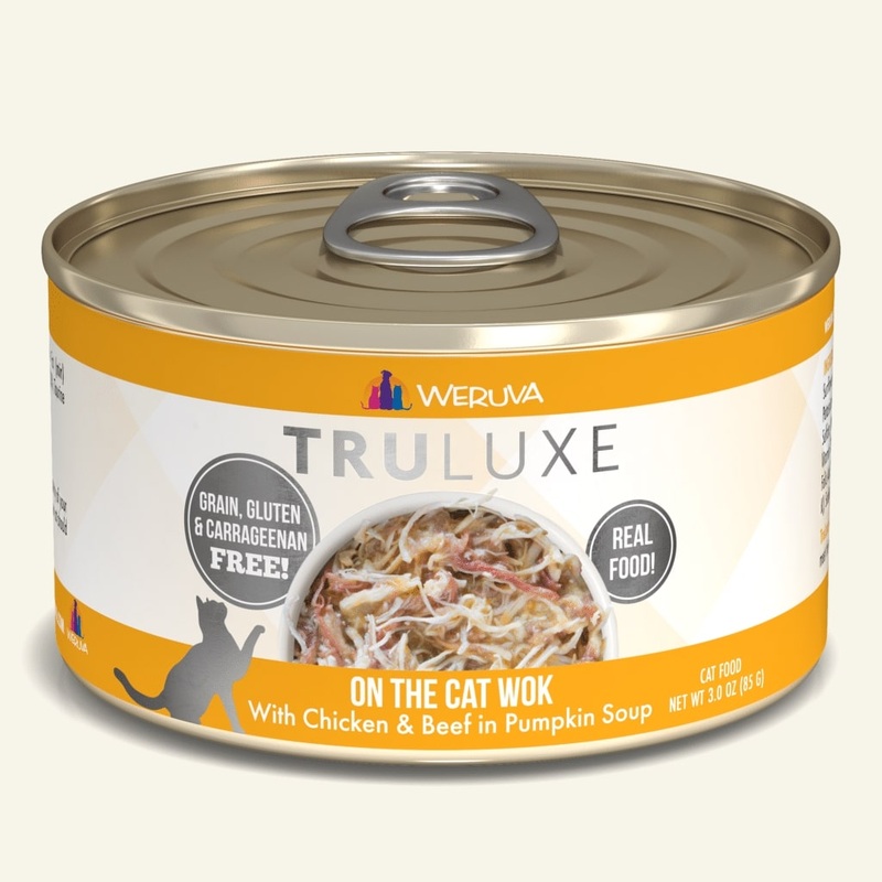 Weruva Truluxe Cat Food (Wet) – On the Cat Wok Chicken and Beef in Pumpkin Soup 6oz