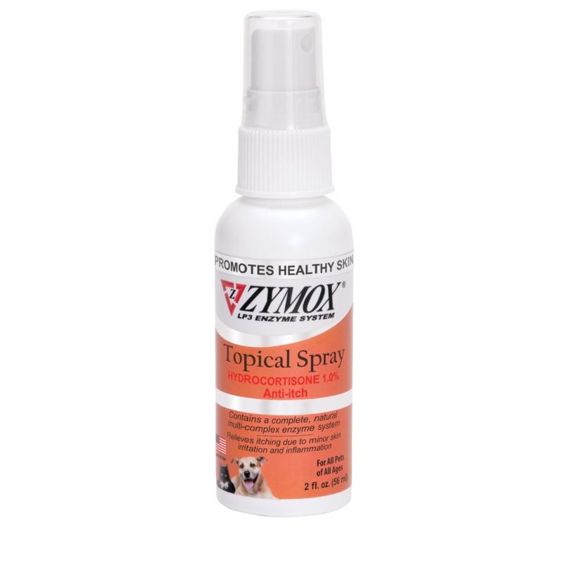 Zymox Topical Spray with 1% Hydrocortisone 2 oz