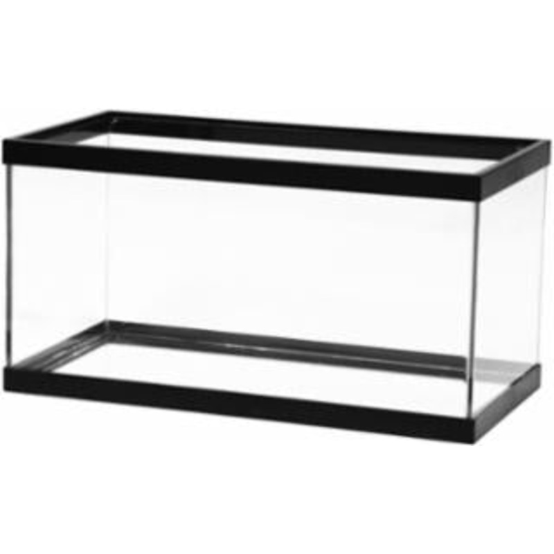 Aqueon 15 gallon aquarium black 24x12x12