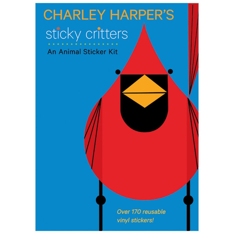 Charley Harpers Sticky Critters: An Animal Sticker Kit