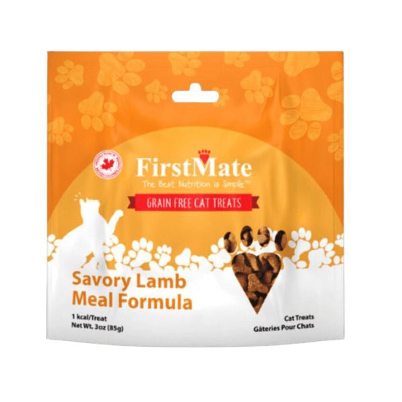 First Mate Savory Lamb Treats for Cats 3oz