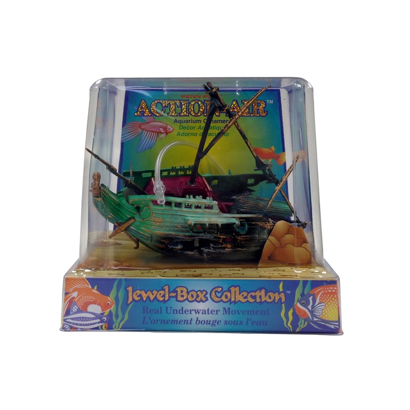Penn Plax Air Action Half Shipwreck