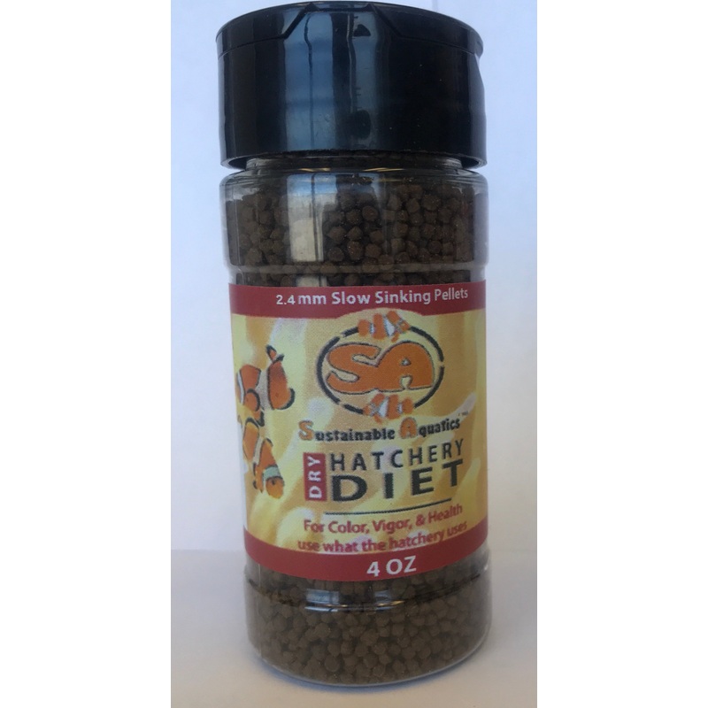 Hatchery Diet 2.4 mm 2.4 mm 4 oz