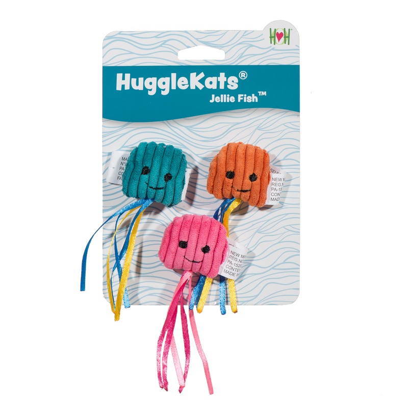 HuggleKat Jellie Fish 3pk