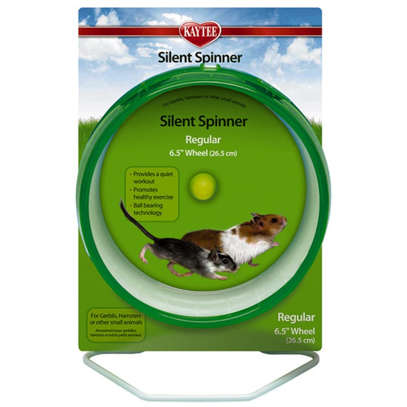 Silent Spinner Plastic Small Animal Exercise Toy Mini 4.5-in