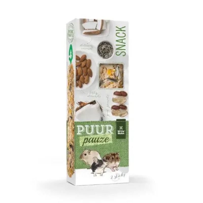 Witte Molen Puur Pauze Sticks Almond & Peanut 110g[Weight – 110g]