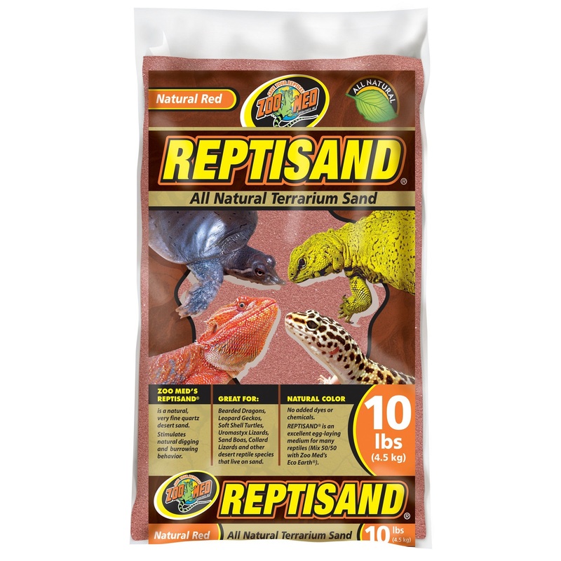 Zoo Med ReptiSand – Natural Red 10 Pounds Red