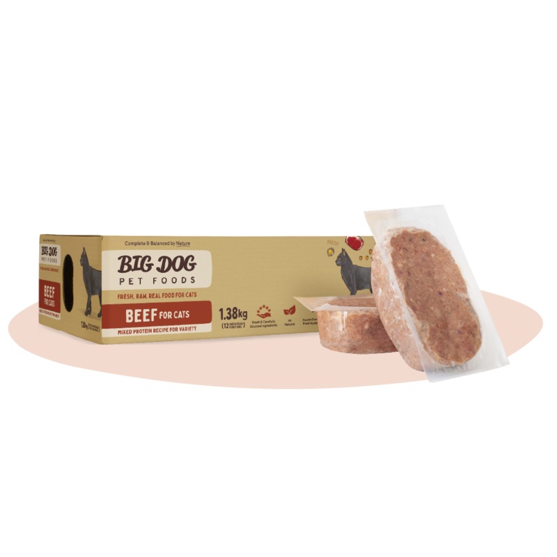 BIG DOG BARF CAT BEEF 1.38KG
