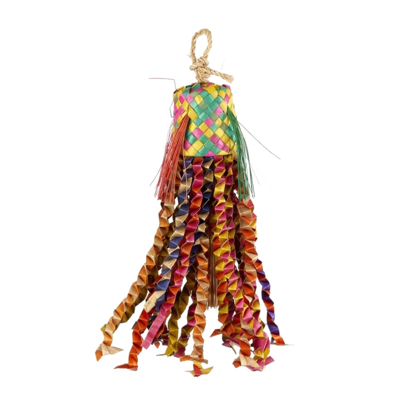 Octopus Piata  Fun and Stimulating Chew Toy for Medium-Sized Birds