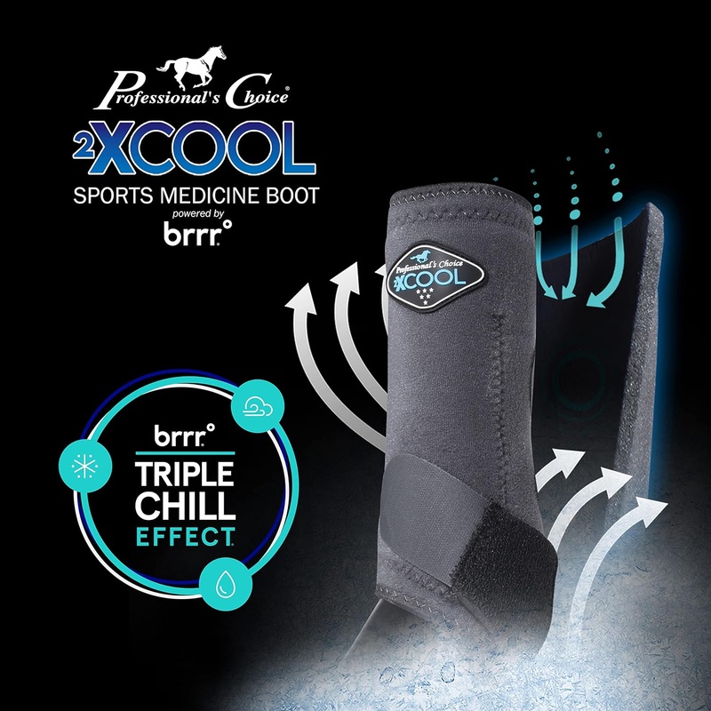 Professional’s Choice 2XCool SMB Fronts Black Small