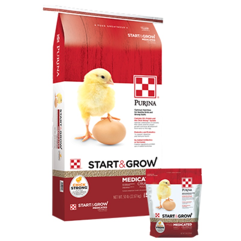 Purina Start & Grow Medicated 5 Lb