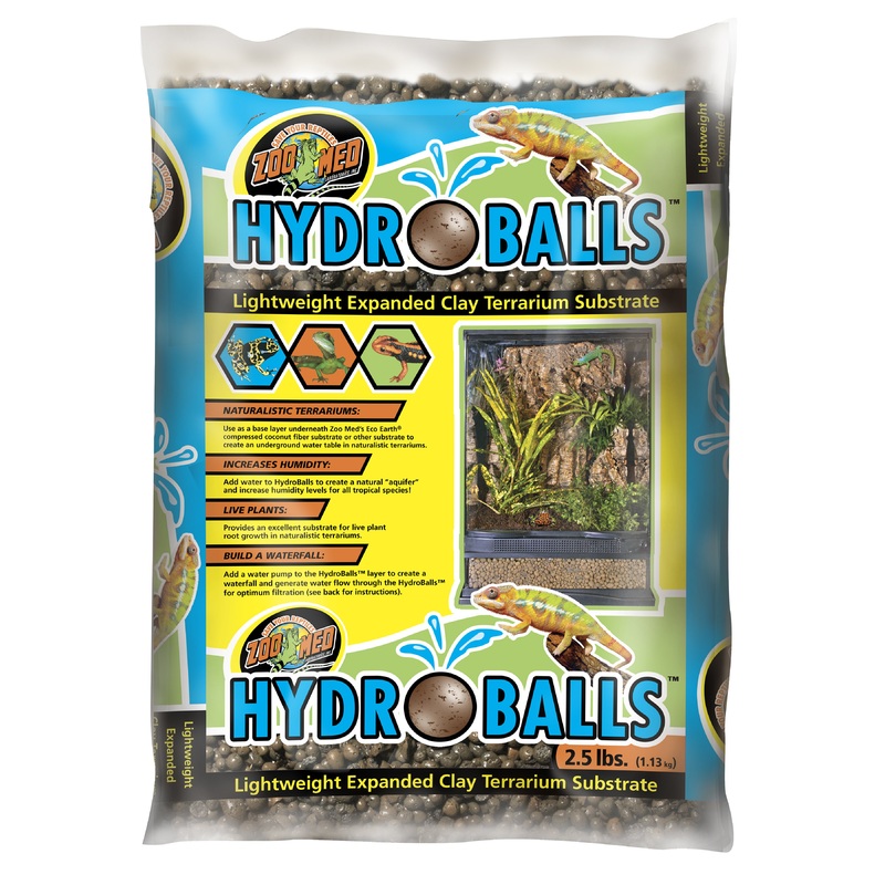 Zoo Med Hydroballs Lightweight Expanded Clay Terrarium Substrate 2.5 lb.