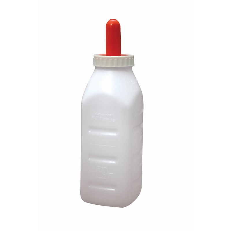 FairChild E-Z Nurse 973 – 2 QT Screw-On Calf Nursing Set (Bottle W/Nipple & Cap)