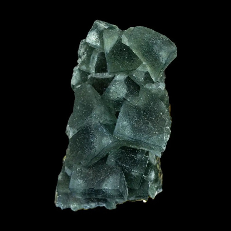 Fluorite Cubes on Matrix