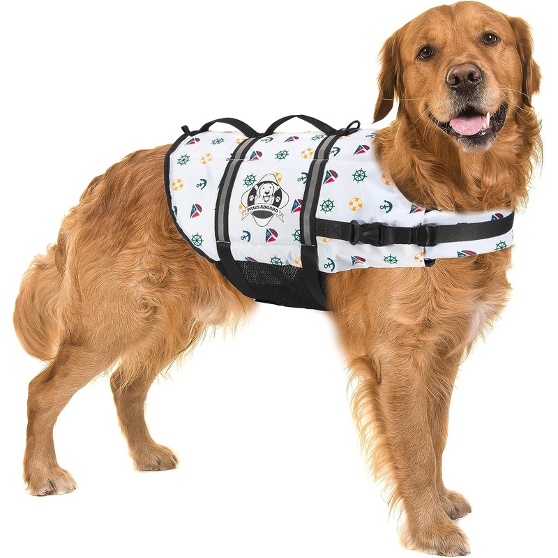 Paws Aboard Dog Life Jacket, Large