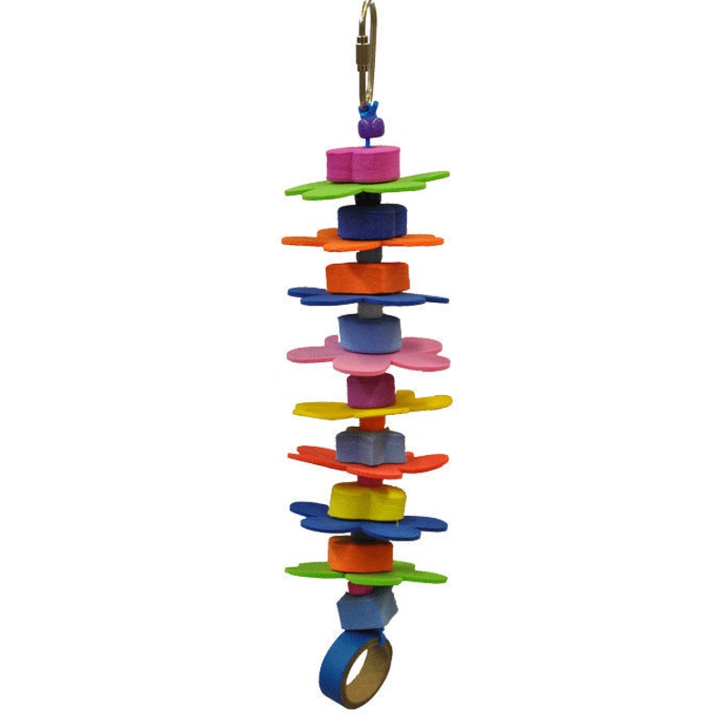 A&E Happy Beaks Flower Power Bird Toy