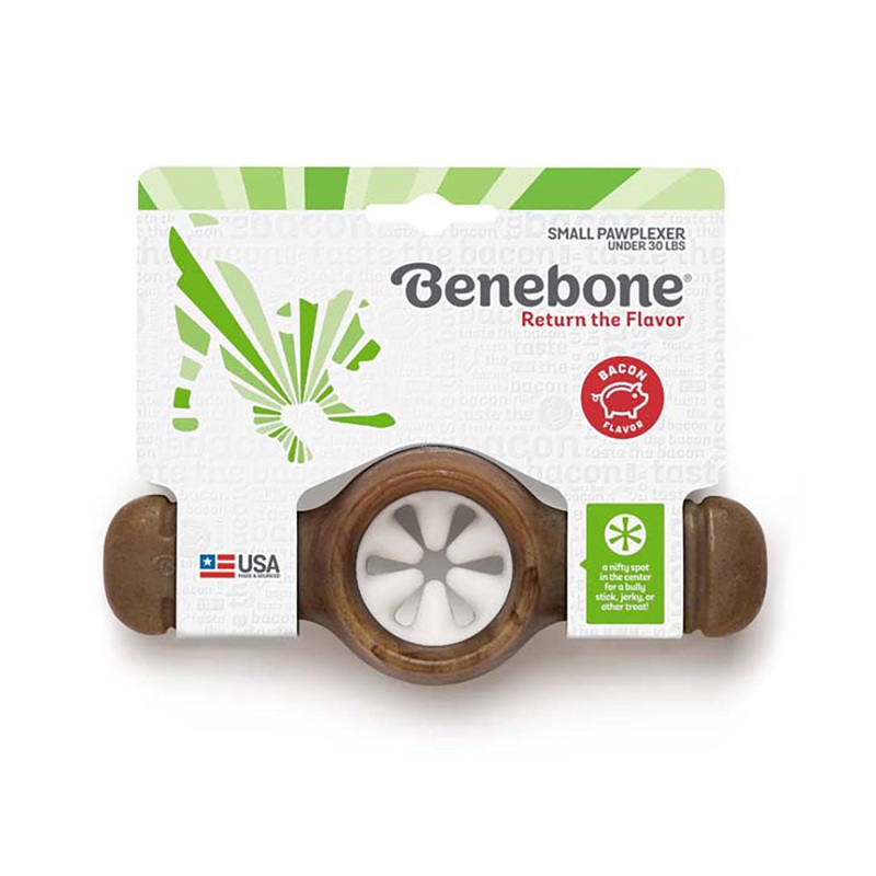 Benebone Bacon Flavored Pawplexer Dog Chews Small 4.2 Oz