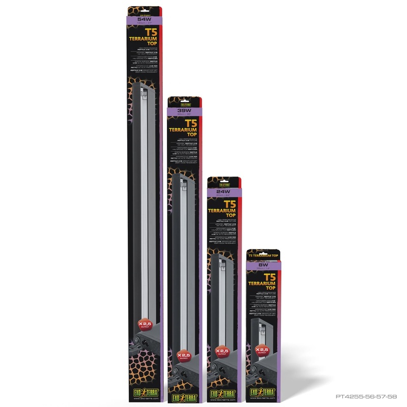 Exo Terra T5 Terrarium Top 14 inch 8 watt