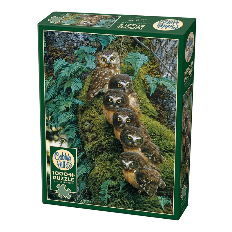 Family Tree 1,000 Piece Owl Puzzle