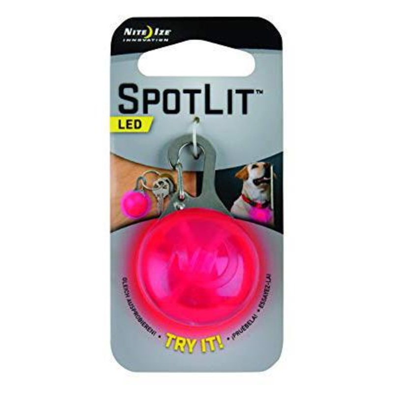 Nite Ize SpotLit LED Collar Light Pink