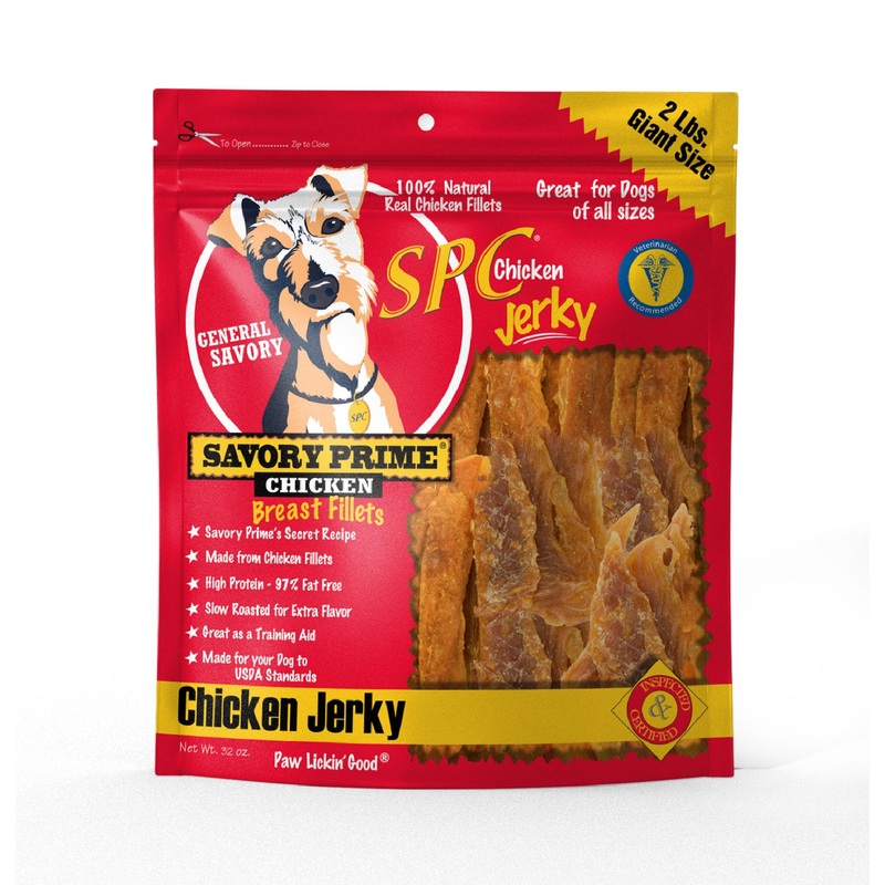 Savory Prime Natural Chicken Jerky Dog Treat 32oz 32oz